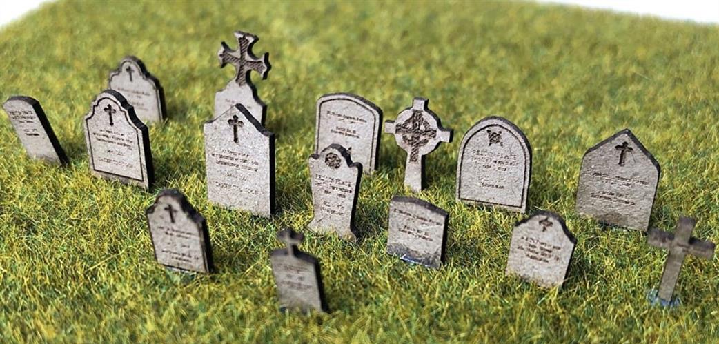 Scale Model Scenery 00 LX394 Gravestones
