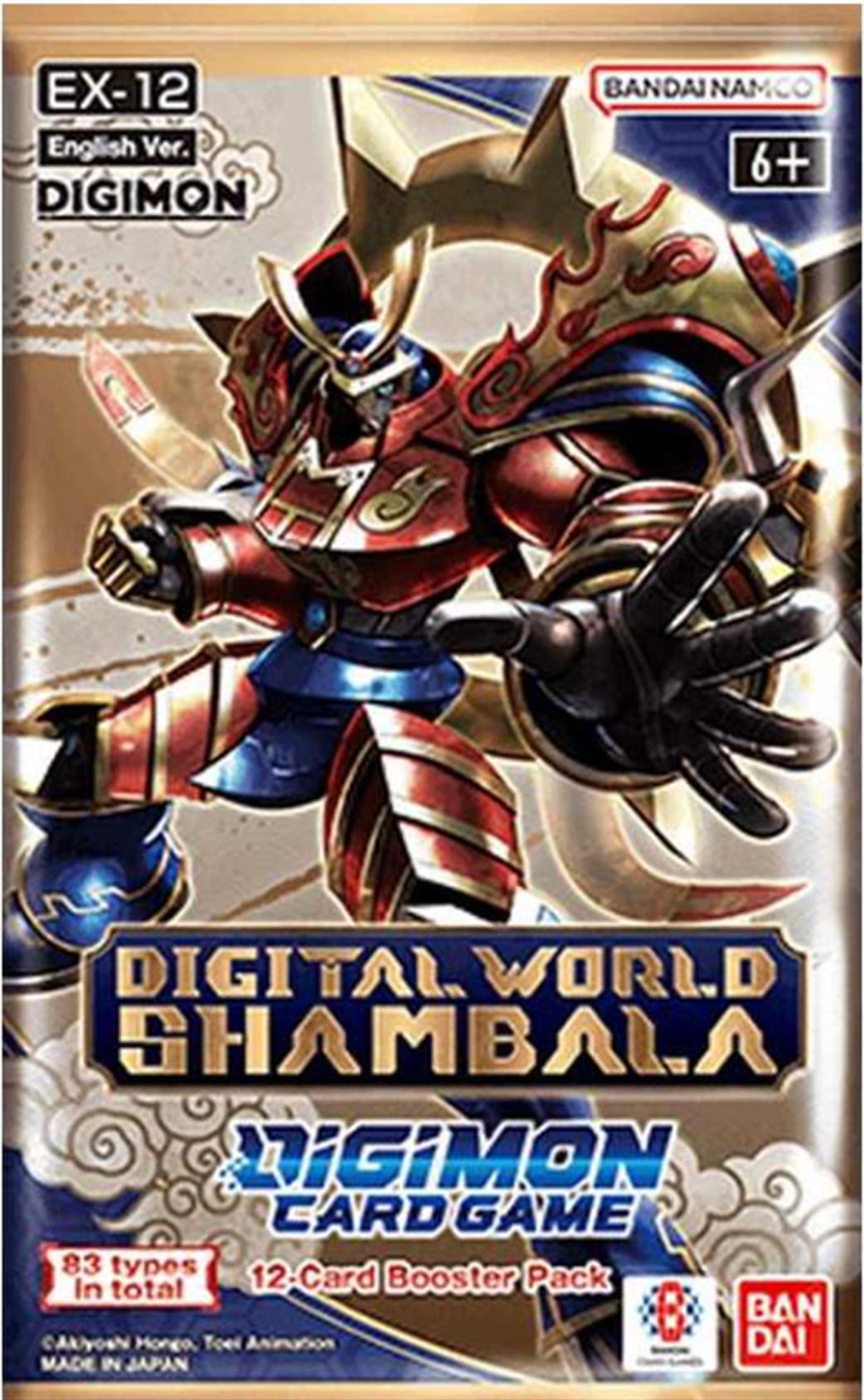 Bandai  EX12 Digimon Digital World Shambala Extra Booster