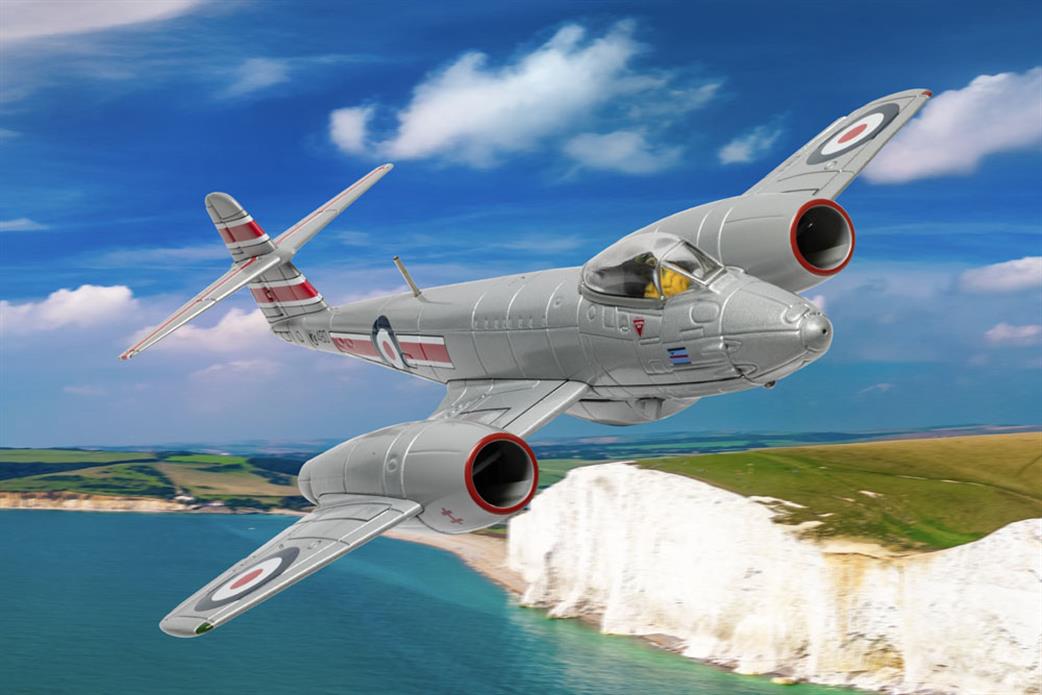 Corgi 1/72 AA35012 Gloster Meteor F.Mk.8, WH480 'M', RAF Biggin Hill, 1953