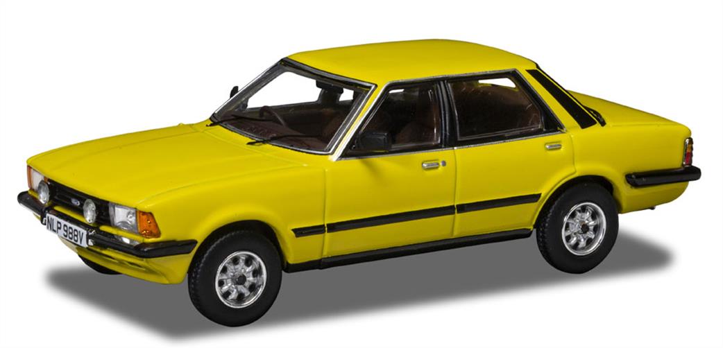 Corgi 1/43 VA15008 Ford Cortina Mk5 1.3, Prairie Yellow Diecast Car Model