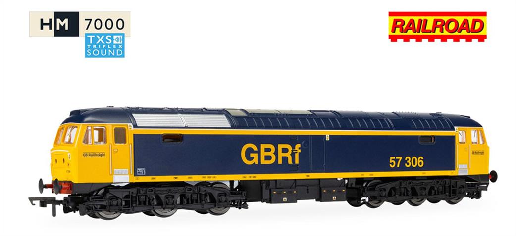 Hornby OO R30441TXS RailRoad GBRf Class 57 57306 Sound Fitted