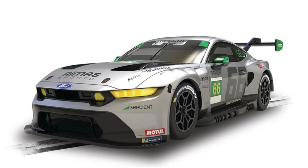 Scalextric 1/32 C4662 Ford Mustang GT3 Daytona 2025 Gradient Racing Slot Car Model