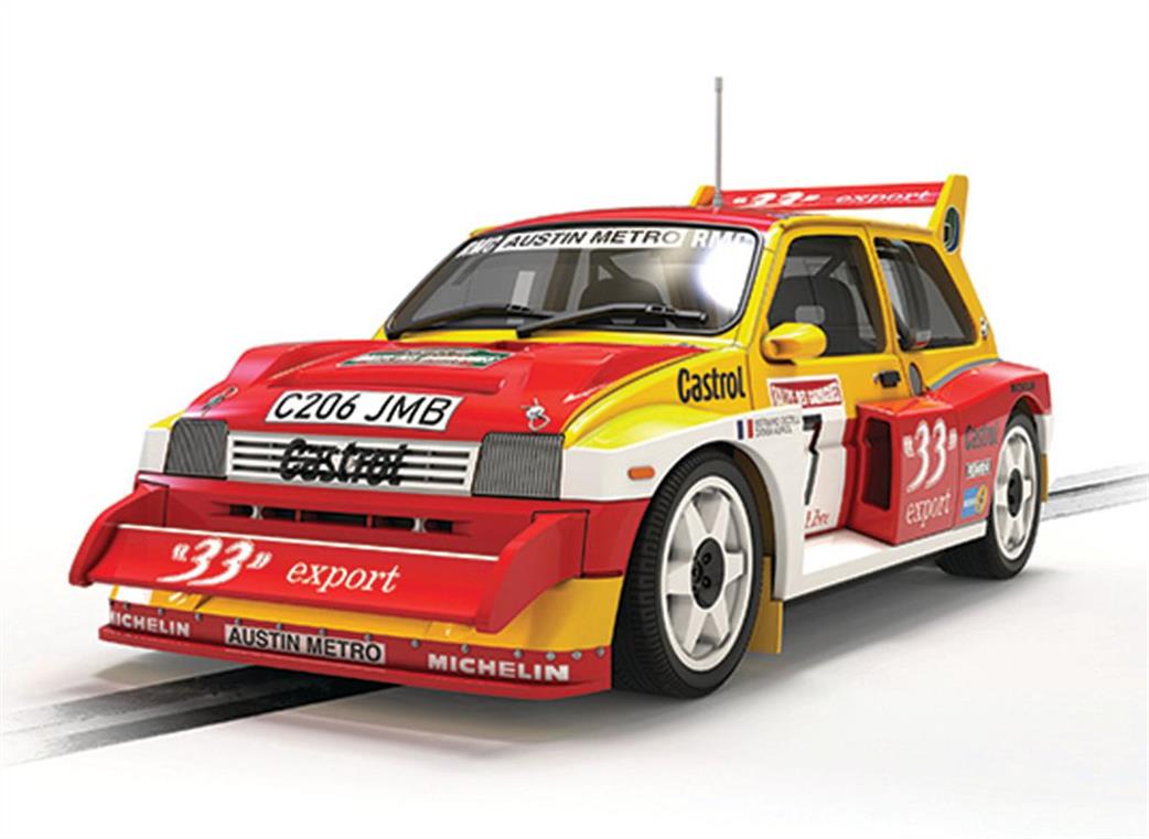 Scalextric 1/32 C4668 Austin Metro 6R4 Didier Auriol Slot Car Model