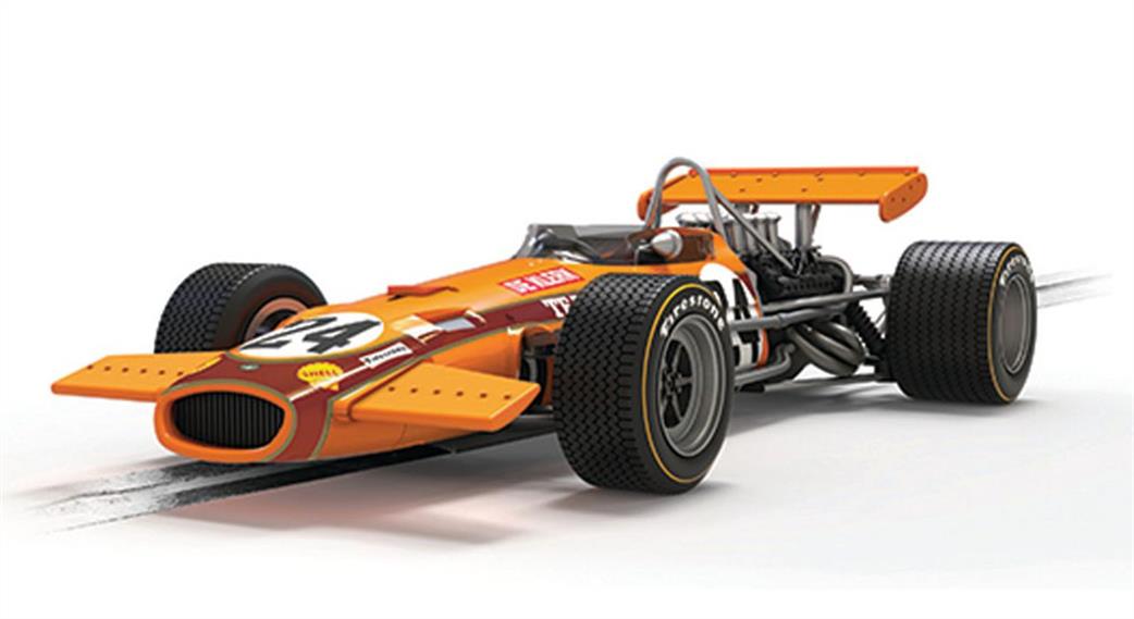 Scalextric 1/32 C4712 Brabham BT26A 1970 South African GP Peter De Klerk Slot Car Model