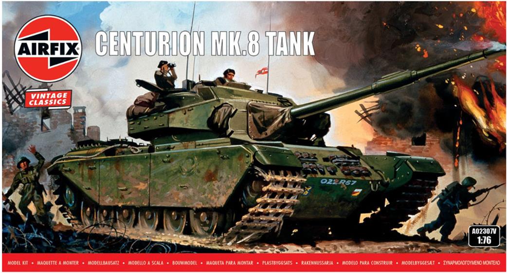 Airfix 1/72 A02307V Centurion MK8 Tank MBT Tank Vintage Classic Plastic Kit