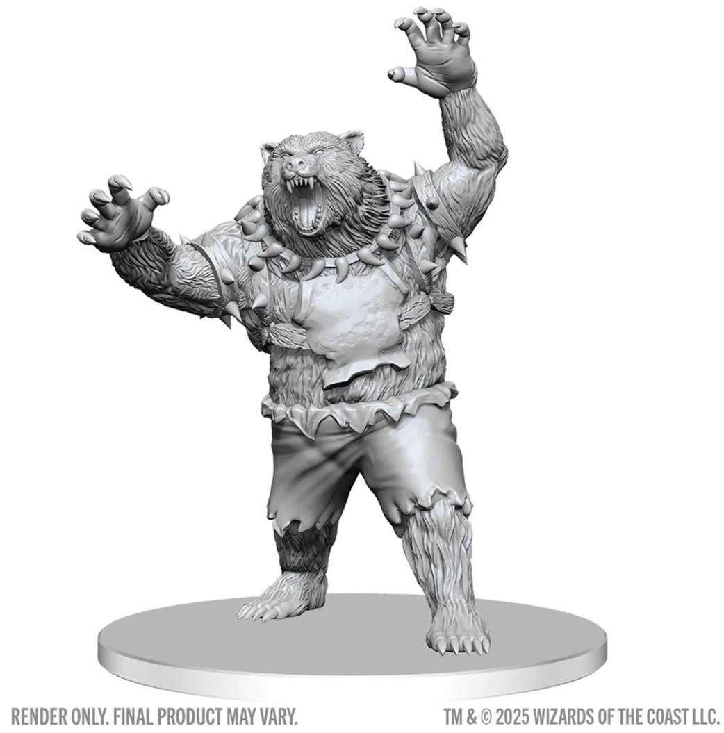 Wizkids  90812 Werbear D&D Nolzur's Marvelous Unpainted Miniature