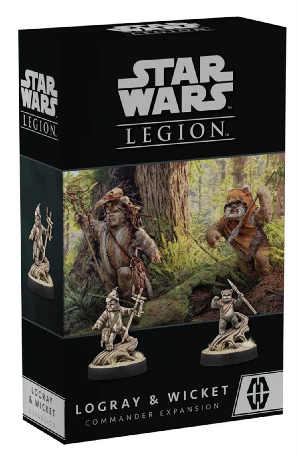 Atomic Mass Games  SWQ74 Logray & Wicket Commander Expansion for Star Wars Legion