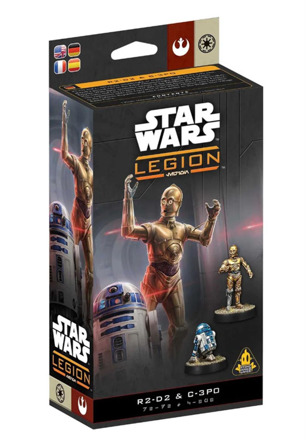 Atomic Mass Games  SWQ142 R2-D2 & C-3PO Operative Expansion for Star Wars Legion