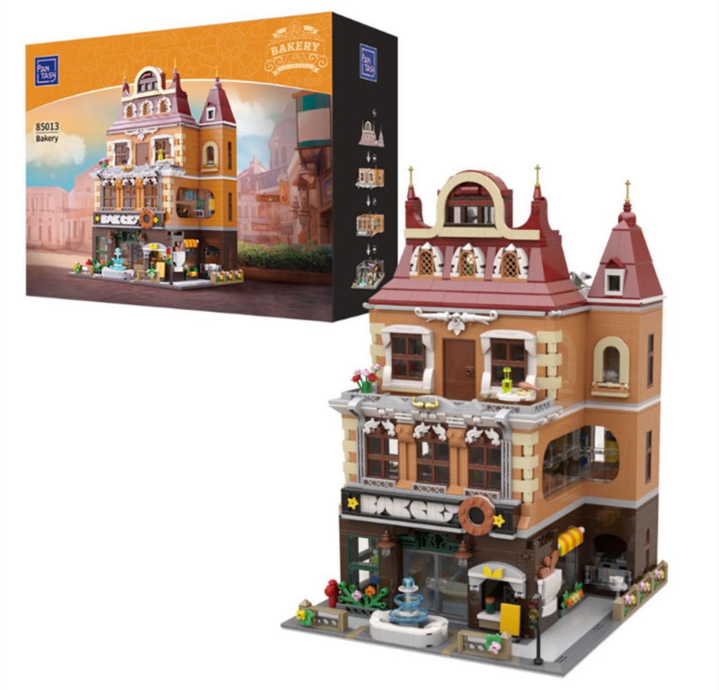 Pantasy  85013 Bakery 4 Storey Building 2663 pcs Brick Block Construction Kit