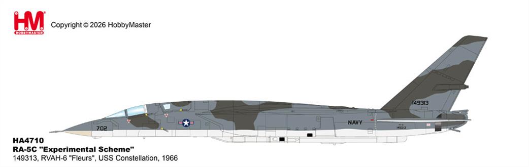 Hobby Master 1/72 HA4710 RA-5C Vigilante Experimental Scheme USS Constellation 1966