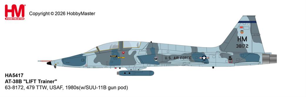 Hobby Master 1/72 HA5417 AT-38B Lift Trainer USAF 1980's