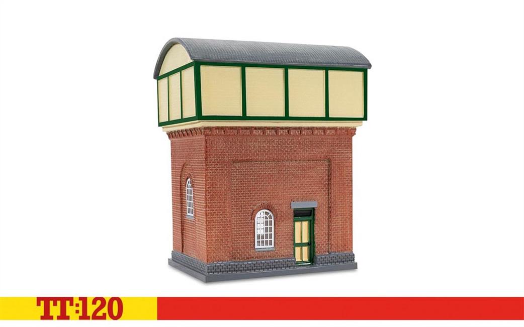Hornby TT:120 TT9018 Water Tower Red Brick Collection Ready Painted Resin Building