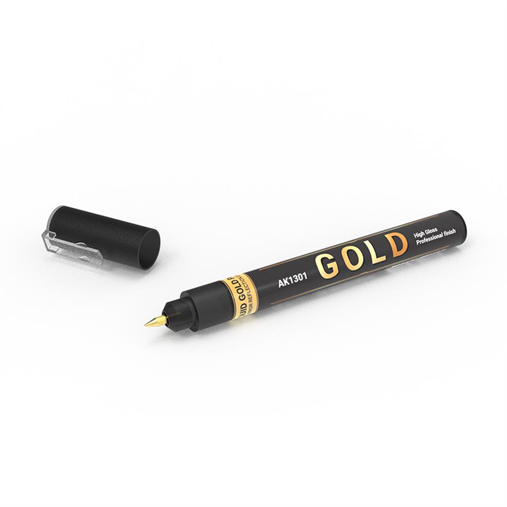 AK Interactive  AK1301 Super Metallic Gold Marker