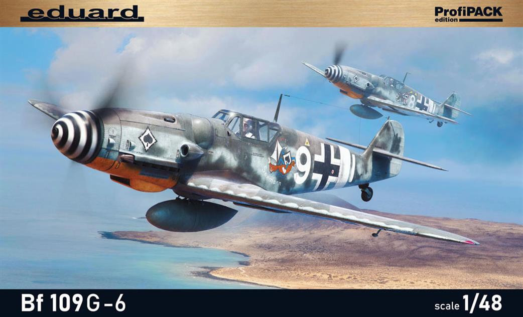 Eduard 1/48 82167 Bf 109G-6 German WW2 Fighter Profipak Plastic Kit