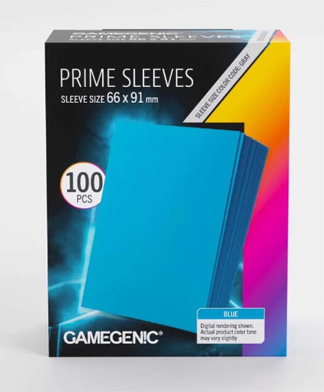 GameGenic GGS10137ML 100 Blue Prime Deck Protectors