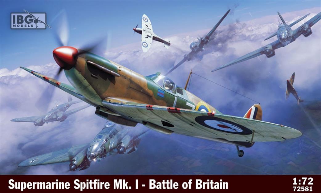 IBG Models 1/72 72581 Supermarine Spitfire Mk.I Battle of Britain Kit