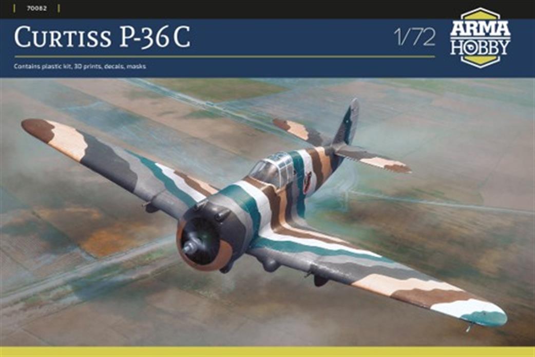 Arma Hobby 1/72 70082 Curtiss P-36C Fighter Kit