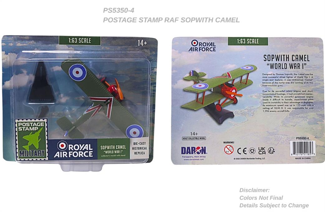 Daron  PS5350-4 RAF Sopwith Camel Model