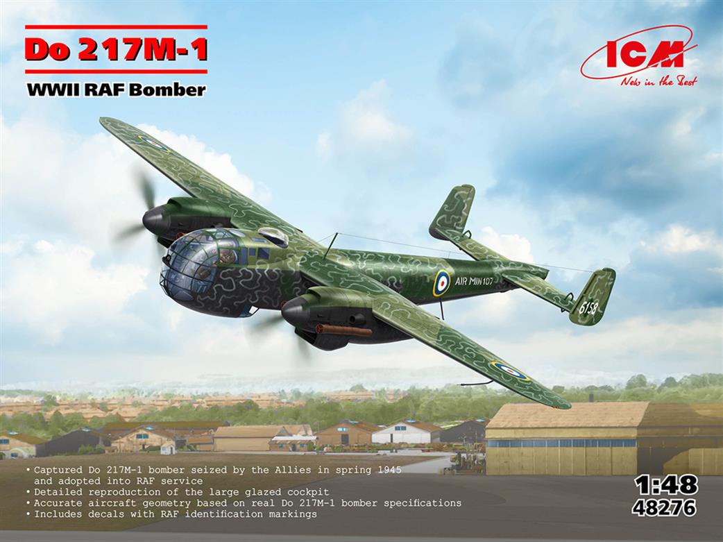 ICM 1/48 48276 Dornier Do-217M RAF Bomber Kit