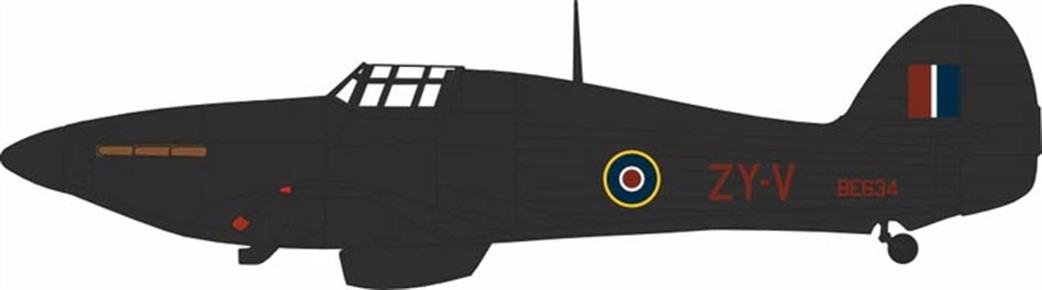 Oxford Diecast 1/72 AC133 Hawker Hurricane MkIIc Nightfighter 247 Sqn. RAF
