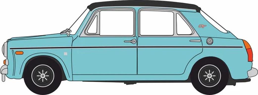 Oxford Diecast 1/76 76AUS008 Austin 1300 GT Aqua