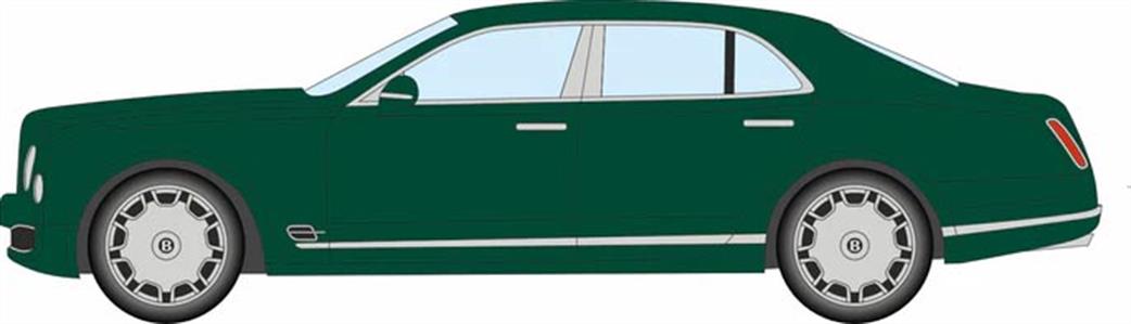 Oxford Diecast 1/76 76BM005 Bentley Mulsanne Barnato Green