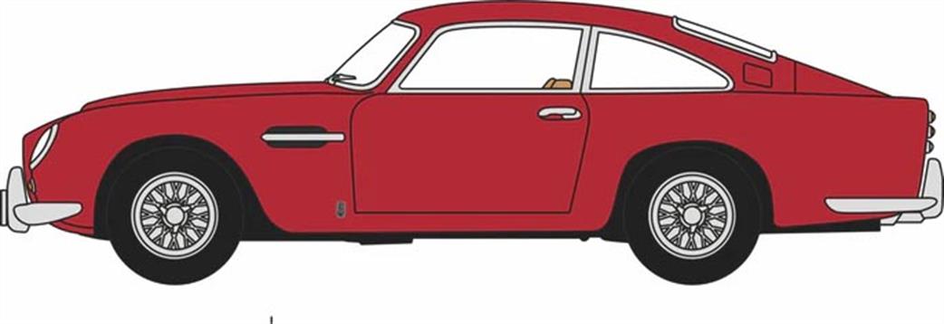 Oxford Diecast 1/76 76DB5002 Aston Martin DB5 Dubonnet Rosso