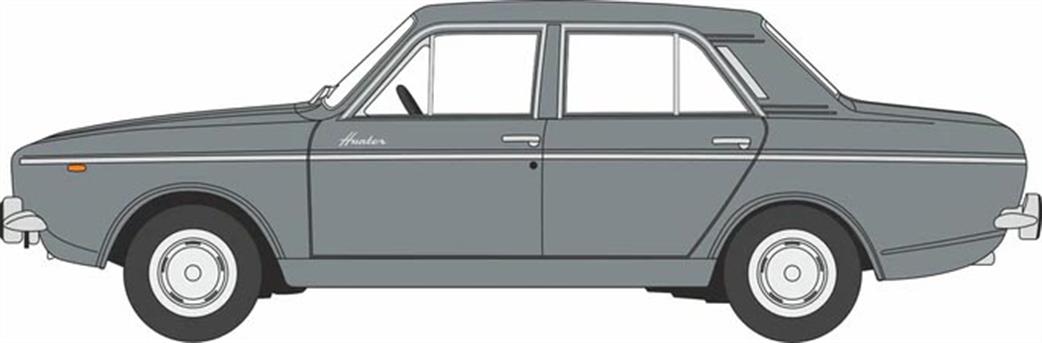 Oxford Diecast 1/76 76HHT001 Hillman Hunter Mk2 Storm Grey