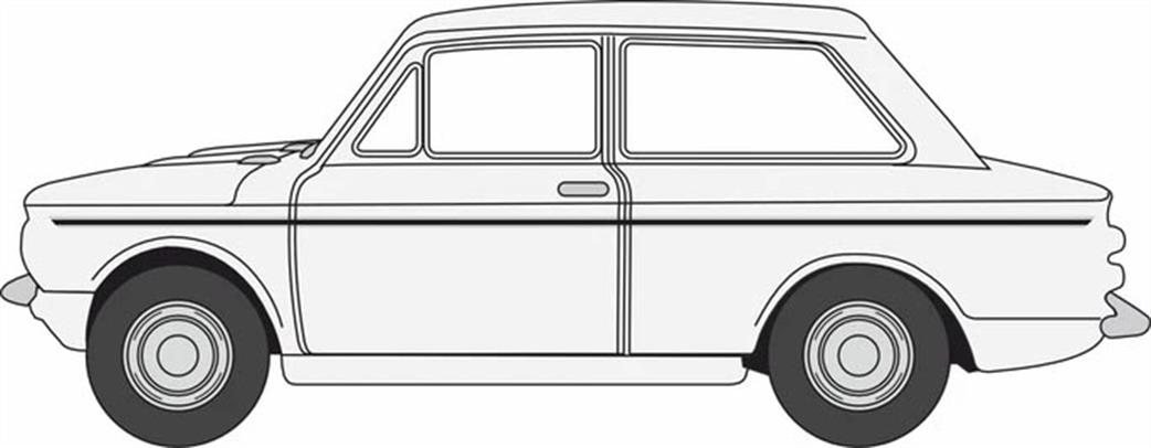 Oxford Diecast 1/76 76HI006 Hillman Imp Polar White