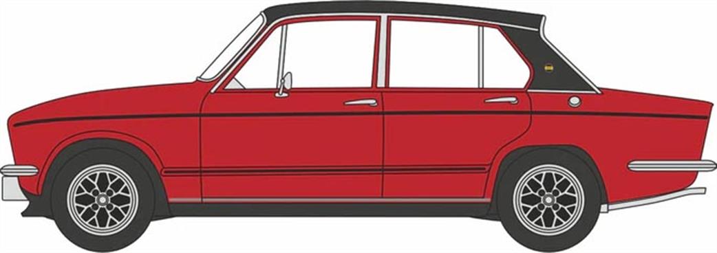 Oxford Diecast 1/76 76TDS001 Triumph Dolomite Sprint Pimento Red