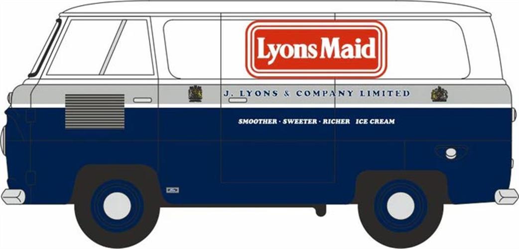 Oxford Diecast 1/76 76FDE009 Ford 400E Van Lyons Maid
