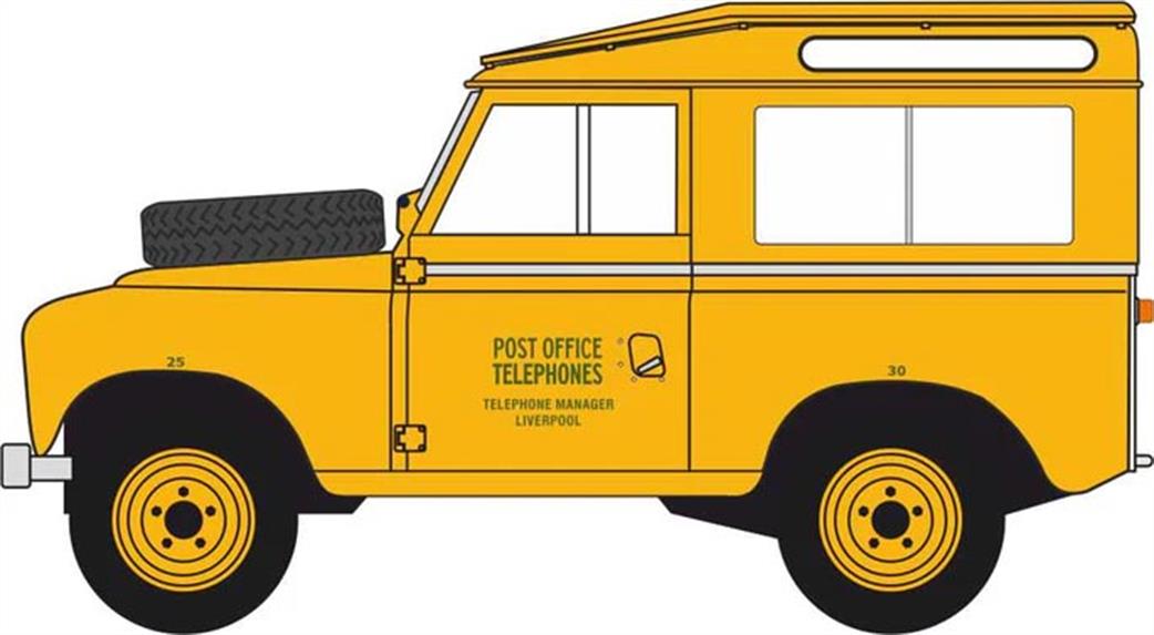 Oxford Diecast 1/76 76LR3S006 Land Rover Series III SWB Station Wagon Post Office Telephone