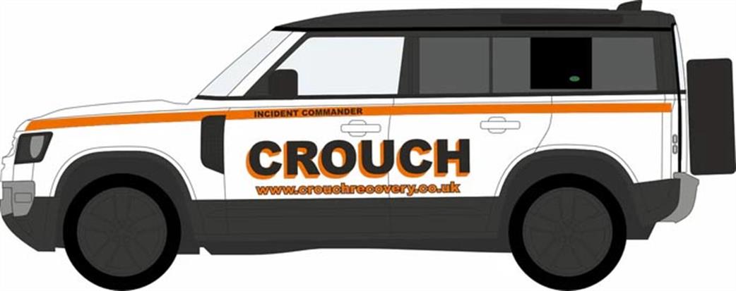 Oxford Diecast 1/76 76ND110006 New Land Rover Defender 110 Crouch Recovery