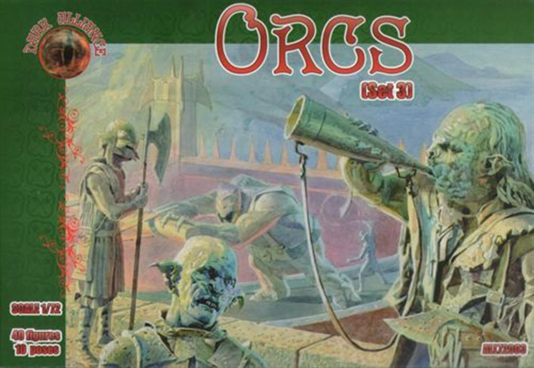 Dark Alliance 1/72 003 Orcs Set  3 40 piece Figure Set