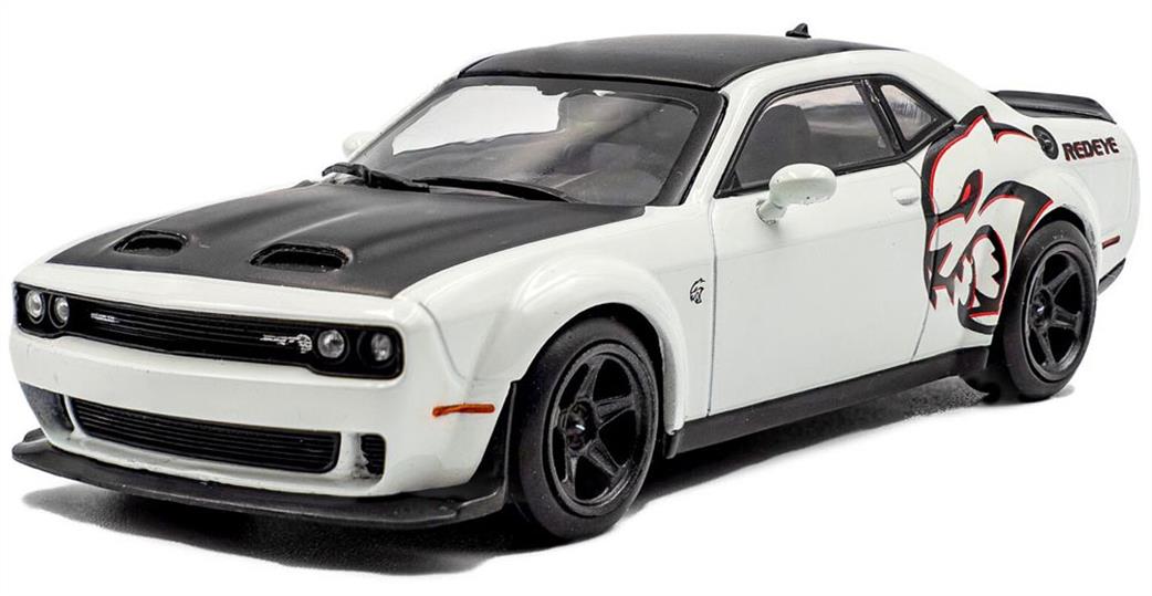 Solido 1/43 4310309  Dodge Challenger SRT Hellcat Redeye Widebody Custom White Knuckle 2020Diecast Model