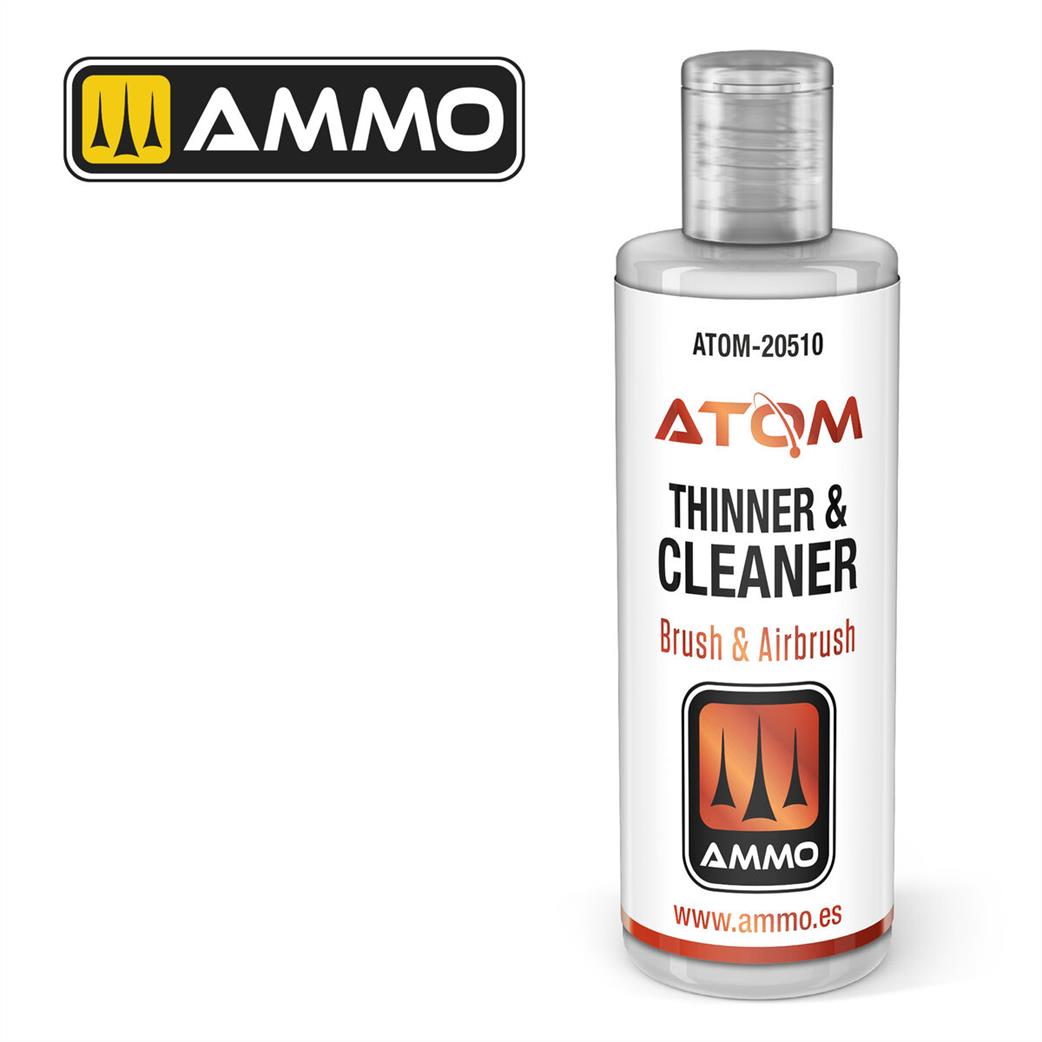 Ammo of Mig Jimenez  ATOM-20510 Atom Color Thinner & Cleaner 60ml Bottle