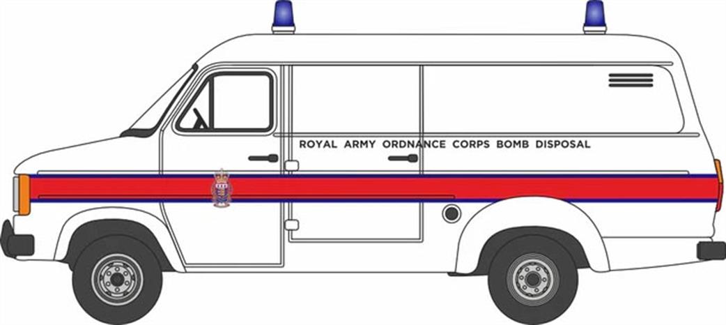 Oxford Diecast 1/76 76FT2006 Ford Transit Mk2 RAOC Bomb Disposal