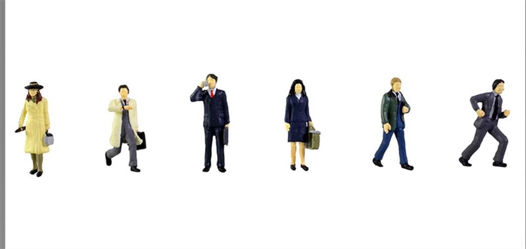 Bachmann OO 36-433 1980s Commuters Pack of 6 Figures