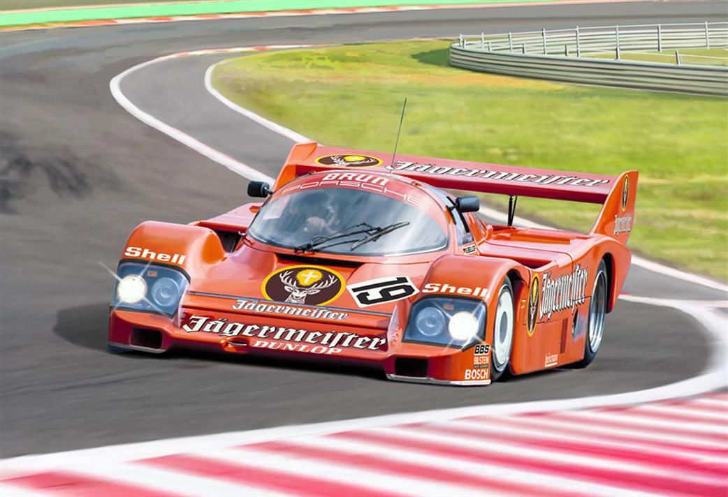 Italeri 1/24 3648 Porsche 956 Jagermeister Racing Car Kit