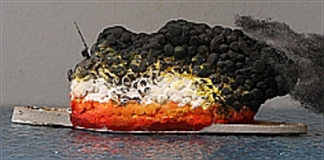 Coastlines 1/1250 CL-EX11 HMS Invincible exploding 31st May 1916
