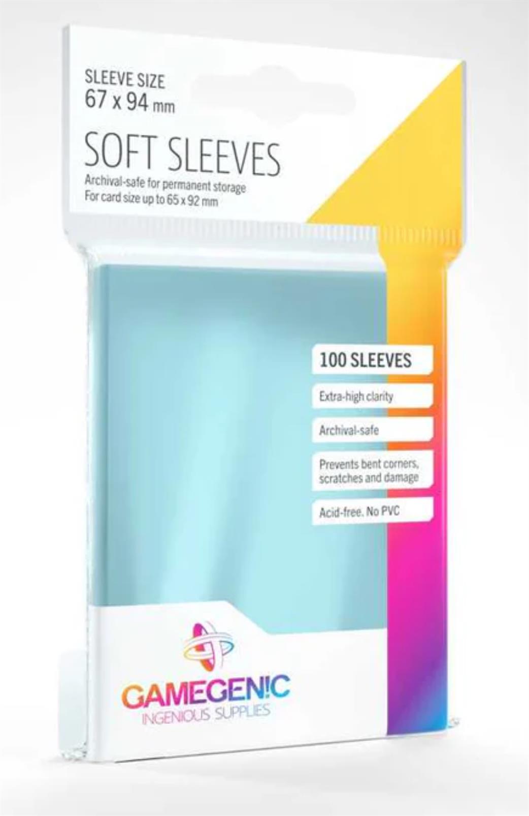 GameGenic GGS10014ML 100 Soft Sleeves
