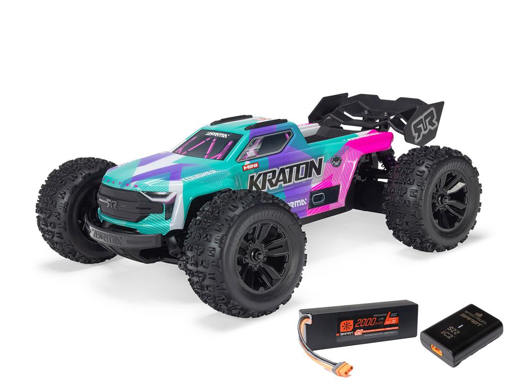 Arrma 1/16 ARA2508ST2 Mini Kraton RTR Truck w/3s Lipo & charger