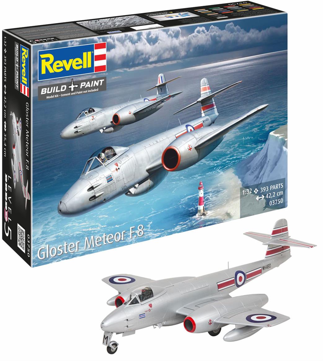 Revell 1/32 03750 Gloster Meteor F.8 Jet Aircraft Kit