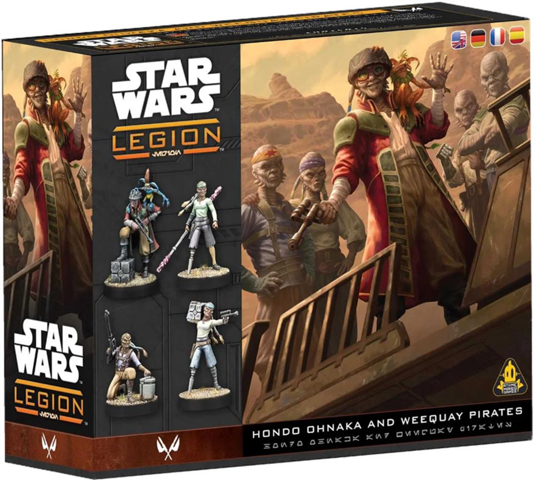 Atomic Mass Games  SWQ45 Hondo Ohnaka & Weequay Pirates Unit Expansion for Star Wars Legion