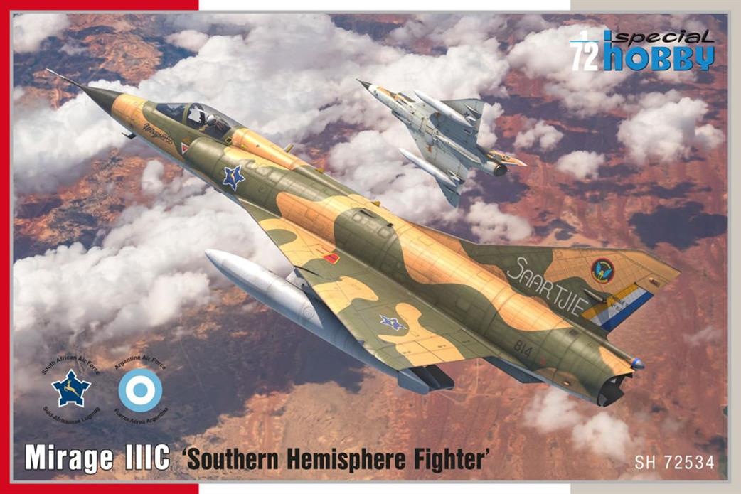 Special Hobby 1/72 72534 Mirage IIIC Southern Hemisphere Figfhter Kit