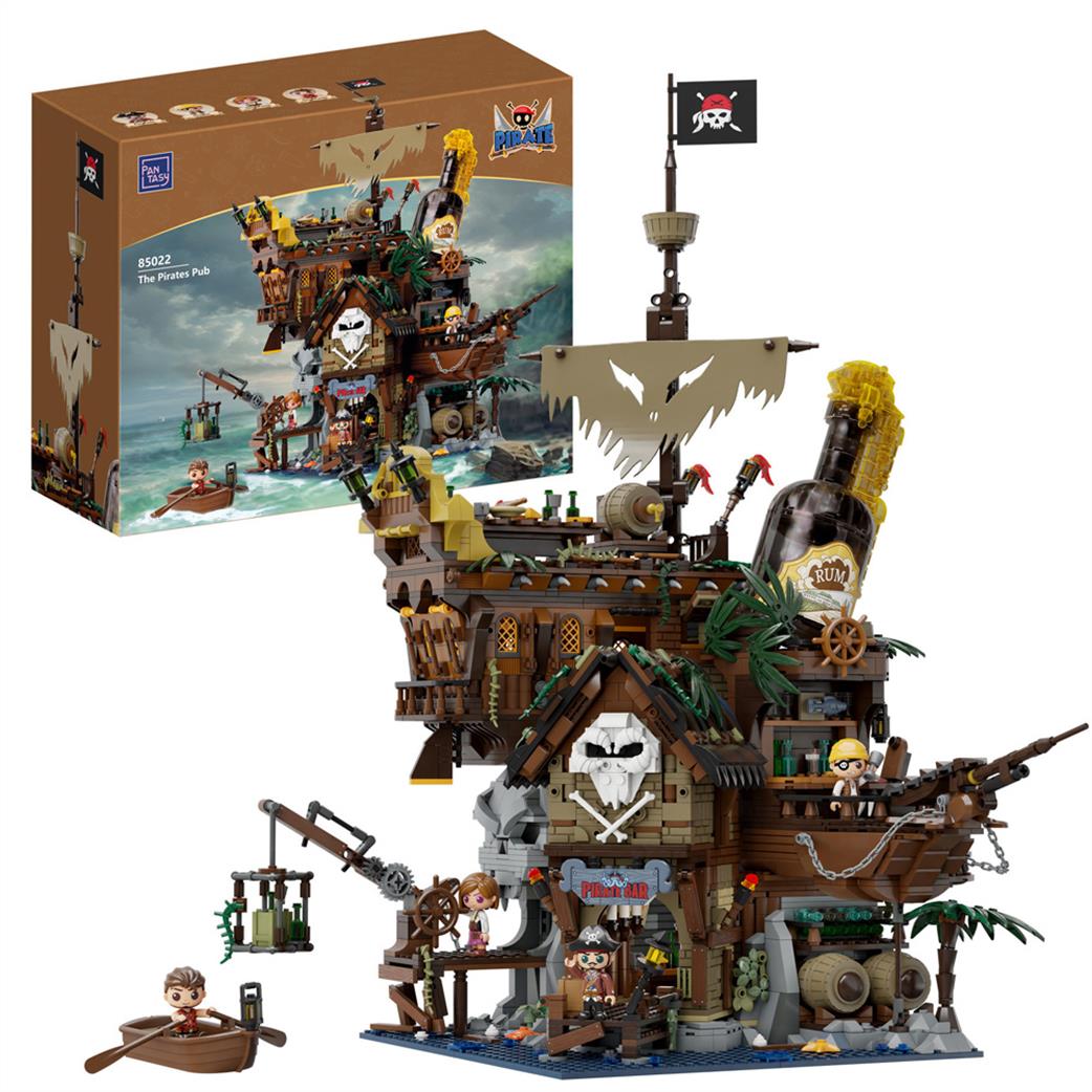 Pantasy  85022 The  Pirates Pub Ship Building 2814 pcs Brick Block Construction Kit