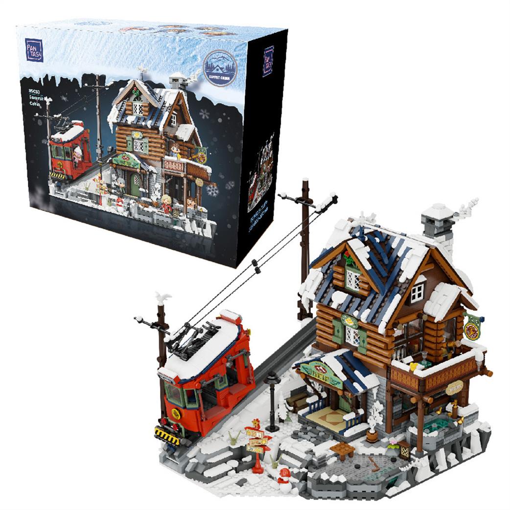 Pantasy  85033 Mountain Summit Ski Cabin 3135 pcs Brick Block Construction Kit