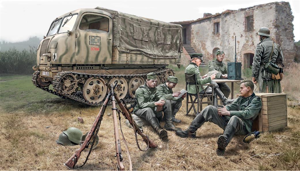 Italeri 1/35 6549 Steyr Rso/01 with German Soldiers plastic kit