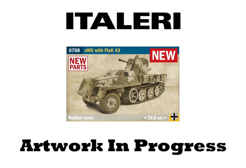 Italeri 1/35 6768 sWS with FlaK 43