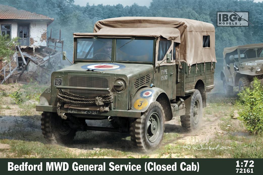 IBG Models 1/72 72161 Bedford MWD General Service Closed Cab